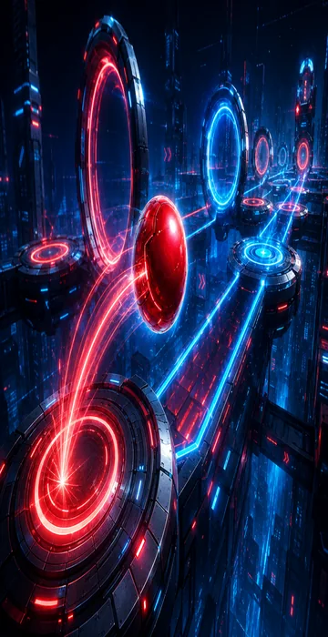 Echo Bounce Legacy gameplay-style phone preview